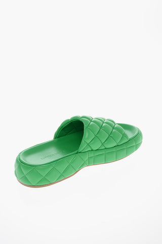 Slippers Trapuntate in Pelle