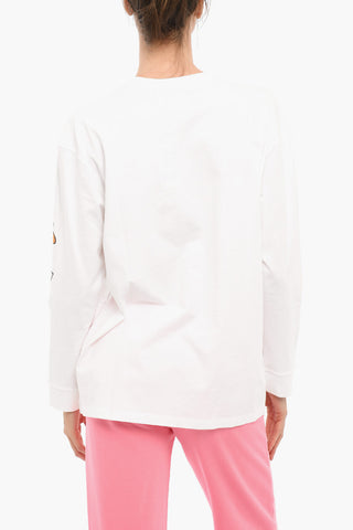 Crewneck Printed Long Sleeved T-shirt