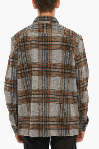 District checkd SKOMO Overshirt with Double Breast Pockets
