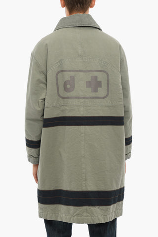 Parka Imbottito DXD con Colletto a Costine