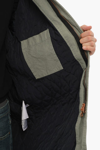 Parka Imbottito DXD con Colletto a Costine