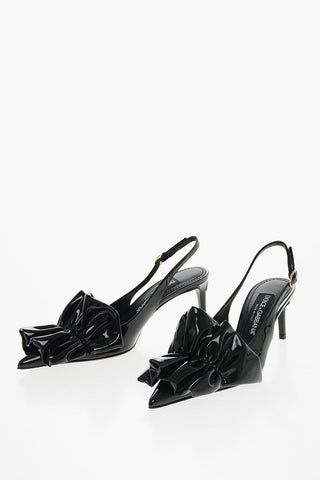 Stiletto Heel LOLLO Patent Leather Slingbacks 7cm