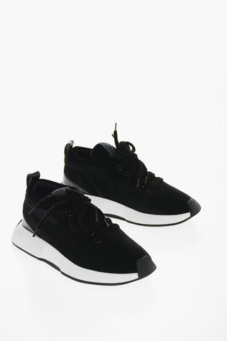 Rubber Sole VERONA Velour Sneakers