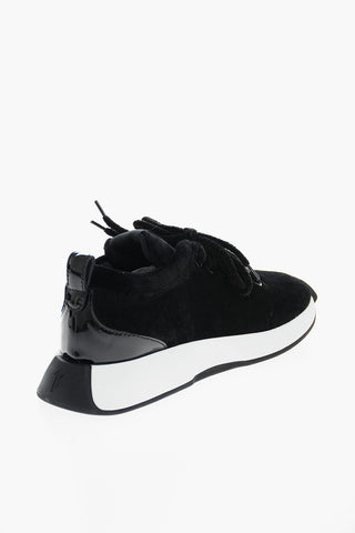 Rubber Sole VERONA Velour Sneakers