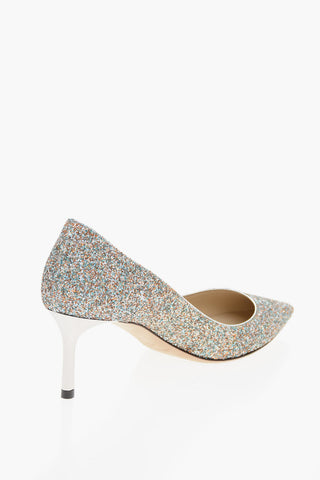 Glittery Leather ROMY Pumps 6cm