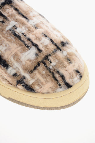 Wool Tweed COSY Slip On Sneakers