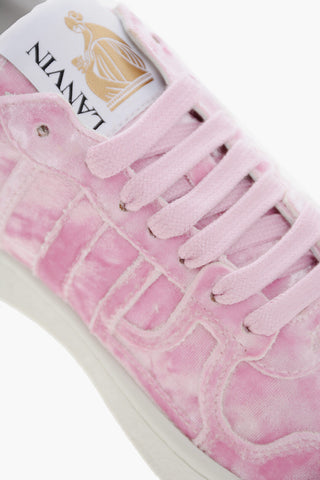 Lace-up CLAY Velour Sneakers