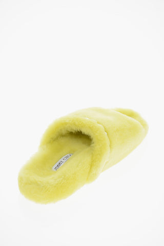 Fur ACINDA Sliders with Rhinestones