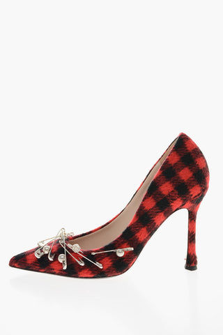 Gingham Fabric DOROTY Pumps 9cm