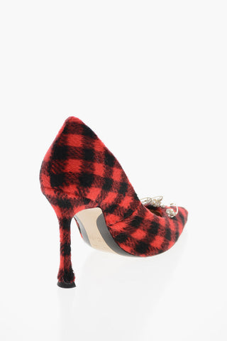 Gingham Fabric DOROTY Pumps 9cm