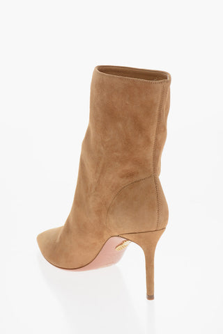 Stiletto Heel MATIGNON Suede Booties 7cm