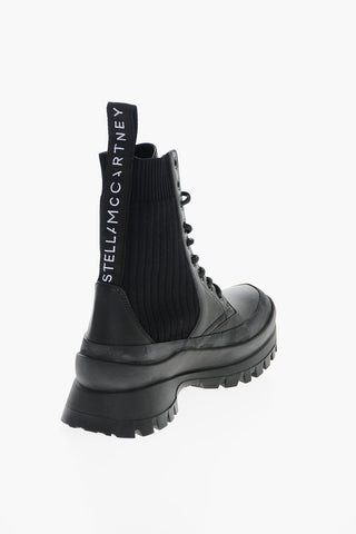 Anfibi in Ecopelle TRACE con Dettaglio Sock
