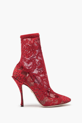 Stivaletti See Through COCO in Pizzo 9cm