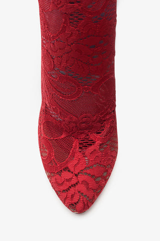 Stivaletti See Through COCO in Pizzo 9cm