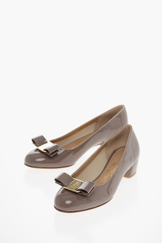 Patent Leather VARA Ballet Flats with Bow