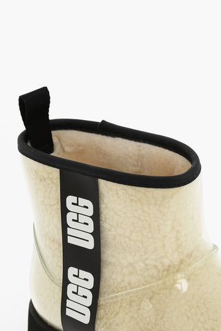 Padded CLASSIC CLEAR MINI Rain Boots With Logo print