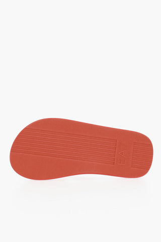 EMPORIO Rubber Flip Flops with Contrasting Logo