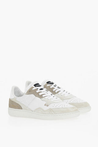 Leather MEGA T Low-top Sneakers With Rubber Sole