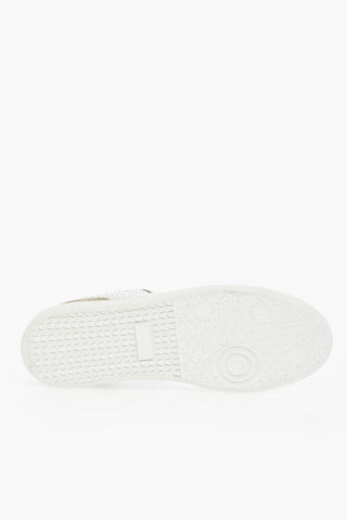 Leather MEGA T Low-top Sneakers With Rubber Sole