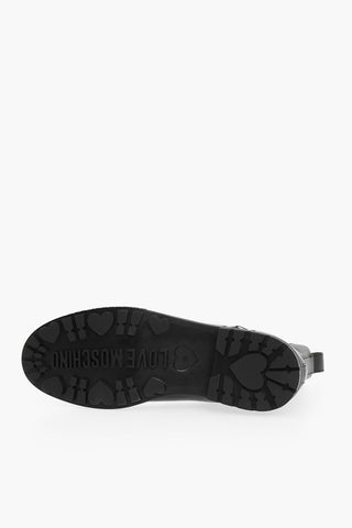 LOVE Logo print Leather Chealsea Boots