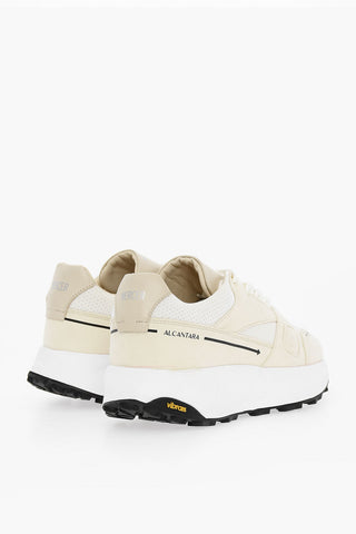Low-top ALCANTARA Sneakers With Rubber Sole