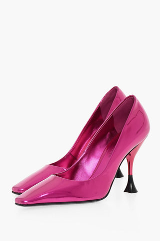 Patent Leather CRIS VEGAS Pumps With Spool Heel 10 cm 