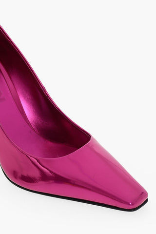 Patent Leather CRIS VEGAS Pumps With Spool Heel 10 cm 