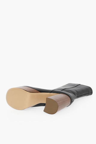 Leather ROSIE Boots With platform And heel 12 cm