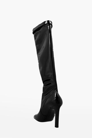 Under the Knee GRUPY Vinyl Boots 11cm
