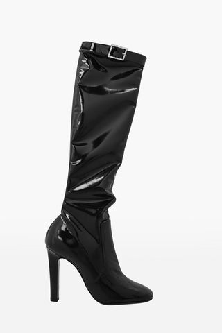 Under the Knee GRUPY Vinyl Boots 11cm