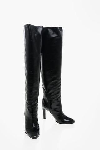 Patent Leather KUBRICK Over the Knee Boots 10cm