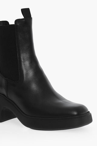 Leather Chelsea Boots Heel 7 cm