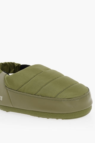 Sabot Imbottito Con Stampa Logo