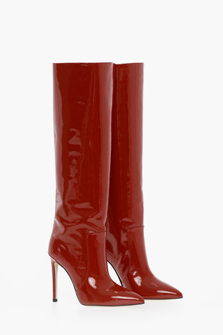 Patent leather Knee-lenght Boots Heel 11 cm