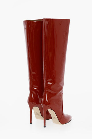 Patent leather Knee-lenght Boots Heel 11 cm