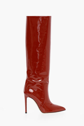 Patent leather Knee-lenght Boots Heel 11 cm
