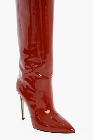 Patent leather Knee-lenght Boots Heel 11 cm