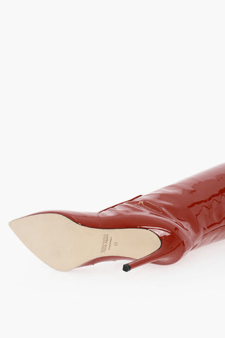 Patent leather Knee-lenght Boots Heel 11 cm