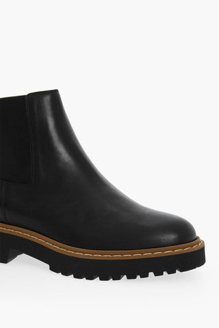 Stivali Chelsea In Pelle