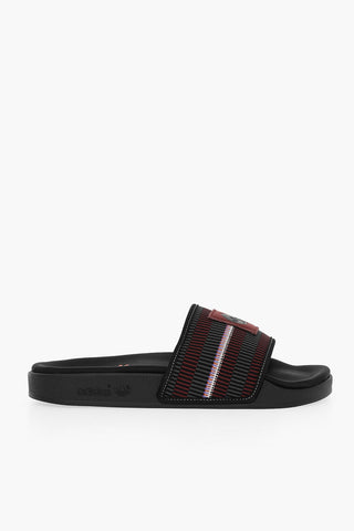 Slides ADILETTE PATCHWORK Con Logo Ricamato