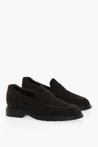 Suede PENNY Loafers With Rubber Sole