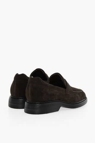 Suede PENNY Loafers With Rubber Sole