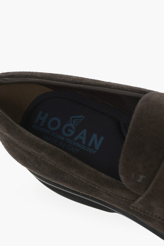 Suede PENNY Loafers With Rubber Sole