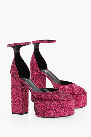 Glittered DALILAH Sandals With strap Closure