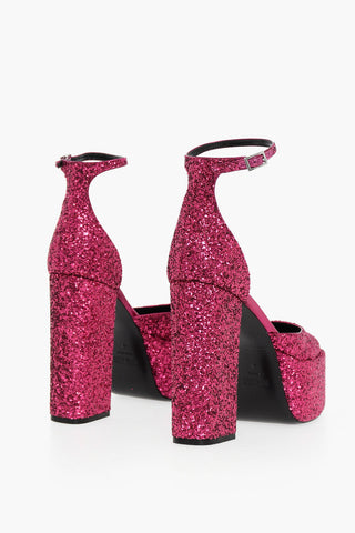 Glittered DALILAH Sandals With strap Closure