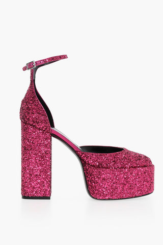 Glittered DALILAH Sandals With strap Closure
