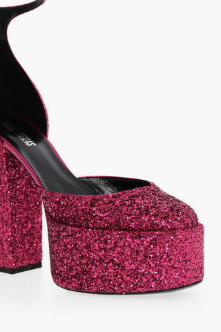 Glittered DALILAH Sandals With strap Closure