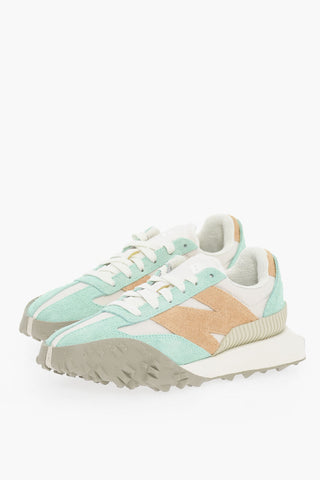 Low-top Sneakers With Recycled Suede Details