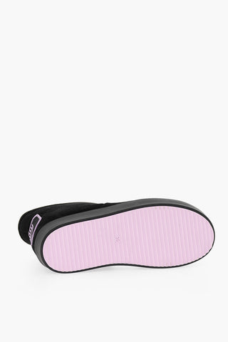 Stivali In Suede EYELIKE Imbottiti Con Logo Ricamato