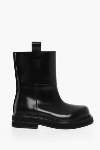 Leather LILIBETH Boots With Visible Seams